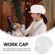 thumbnail image 2 of Breathable Elastic Unisex Cooking Chef Hat Work Hat Headgear for Women Men, 2 of 2