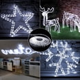 thumbnail image 5 of 18ft 216 LED Rope Lights, 120V ETL Listed Plugin Rope Lights Connectable Daylight White Indoor Outdoor Rope Lights Flexible LED Tube Lights for Holiday, Garden, Yard, Corridor and Patio Decor, 5 of 5