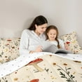 thumbnail image 5 of Homewish Botanical Red Mushroom Bedding Comforter Set 2pcs for Kids Children Teens,Bohemian Theme Twin Comforter Sets Microfiber,Vintage Aesthetic Breathable Bedding Set,Lightweight Room Decor, 5 of 8