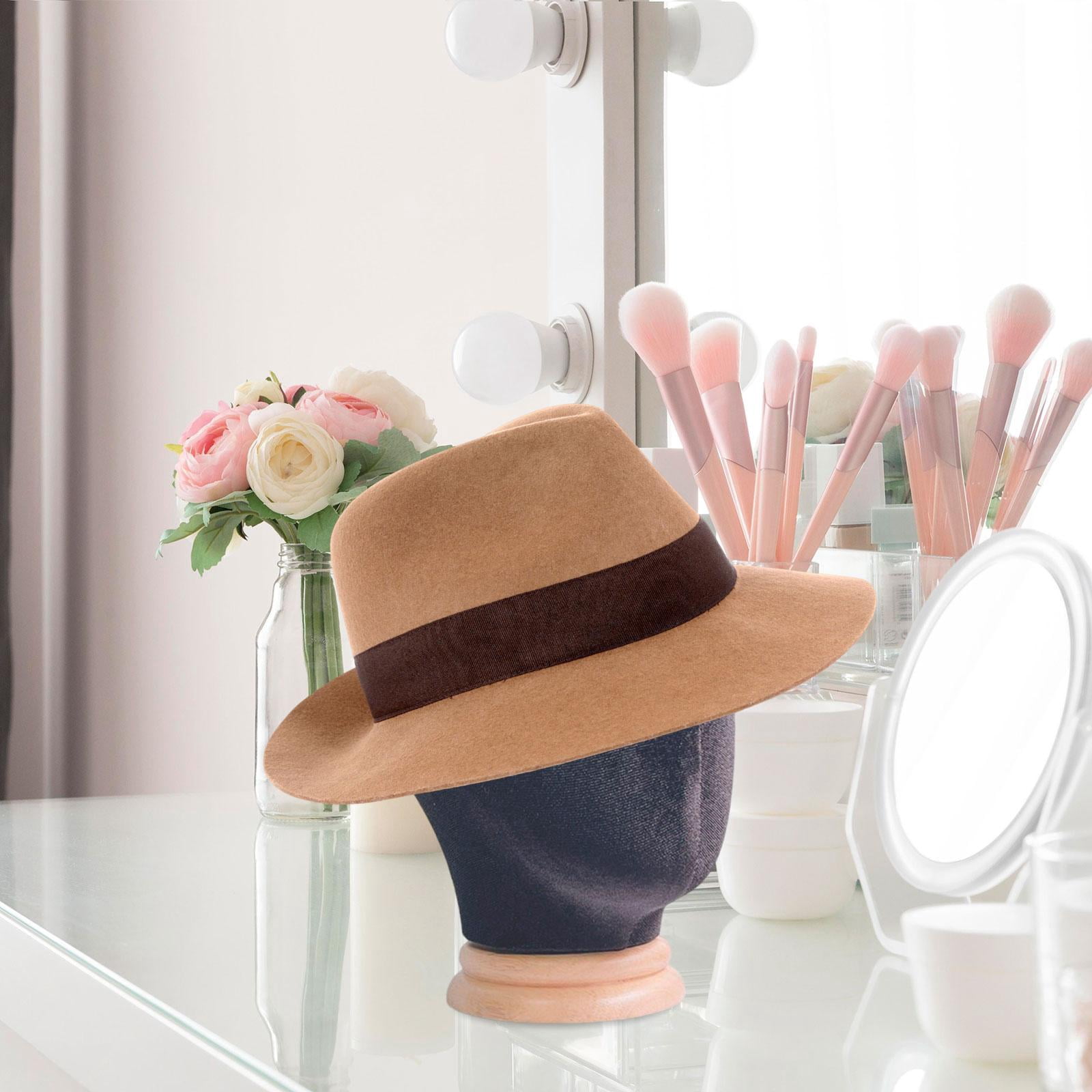 TOOYFUL Display Head Mannequin Head Display for Beauty Salon or Shop Display black