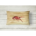thumbnail image 2 of Carolines Treasures 8230PW1216 Crawfish Canvas Fabric Decorative Pillow, 12H x16W, multicolor, 2 of 3