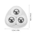 thumbnail image 2 of OUNONA 4Ud Giratorias Adhesivas Para Basureros Con Soporte Resistente Y Silencioso, 2 of 8