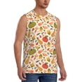 thumbnail image 2 of Haiem Men's Fall Pumpkin Print Tank Tops Summer Sleeveless Cut Off Workout T-Shirts Fitness Vest Athletic Undershirts-Small, 2 of 8