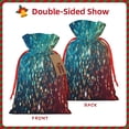 thumbnail image 2 of Xecao Colorful Rainbow Glitter Print Burlap Gift Bags with Drawstring and Gift Tags, Gift Bags, Burlap Bags, Jute Bags for Party, Christmas, DIY Craft Bags-Small, 2 of 9
