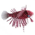 thumbnail image 1 of Acuario Artificial de silicona simulada, pez león, adorno luminoso, decoración para pecera, rojo y negro, 1 of 10
