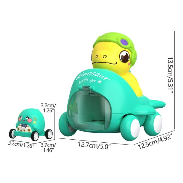 Coche de juguete inercial para niños, avión catapulta de dinosaurio, coche catapulta con forma de mamá mascota, buggy acrobático de juguete para niños