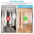 thumbnail image 4 of 20Pcs DISEN Clear Clothes Dust Cover, Disposable Hanging Garment Bag, Waterproof Clear Clothing Dust Cover for Dry Cleaner, Closet Storage, Travel, 24 x 35inch, 4 of 9