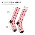 thumbnail image 4 of Sikiie Popcorn 1 1 Pairs Compression Socks for Men and Women 15-20 mmHg Running Support Socks, 4 of 7