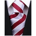 thumbnail image 1 of Scott Allan Mens College Striped Necktie, 1 of 5