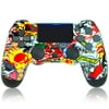 Wireless Game Controller Compatible with P4S / Slim/Pro with Upgraded Joystick - Street Fire