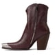 thumbnail image 3 of Botines Hoantiai para mujer, estilo western, con punta de metal grabada, 3 of 6