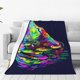 thumbnail image 1 of Balery Howling Wolf Manta de Felpa Suave y Acogedora – Cobija de Franela Aterciopelada para Cama, Lavable y Cálida para Sofá, Mascotas, Transpirable-50"x40", 1 of 7