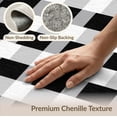 thumbnail image 6 of ODIKA Gingham Farmhouse Border Bathroom Checked Plaid Vintage Fabric Playful for Queen Size Bedroom, Under Bed, Master Suite, Foldable Easy Care, 6 of 7