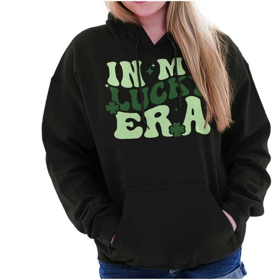 St Paddy's Day In My Lucky Era Hoodie Sweatshirt Women Brisco Brands S