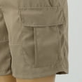 thumbnail image 7 of Akiihool Women's Shorts Women's Casual Soft Knit Elastic Waist Bermuda Shorts with Drawstring (Khaki,3XL), 7 of 7