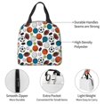 thumbnail image 4 of Easygdp Color Balls Bolsa Térmica Premium - Tela Oxford Impermeable, Gran Capacidad, Bolsillo Frontal, Unisex para Trabajo, Escuela, Actividades al Aire Libre y Picnics, 4 of 8
