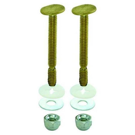 

5PC ZoroSelect Closet Bolt Set Brass Yellow