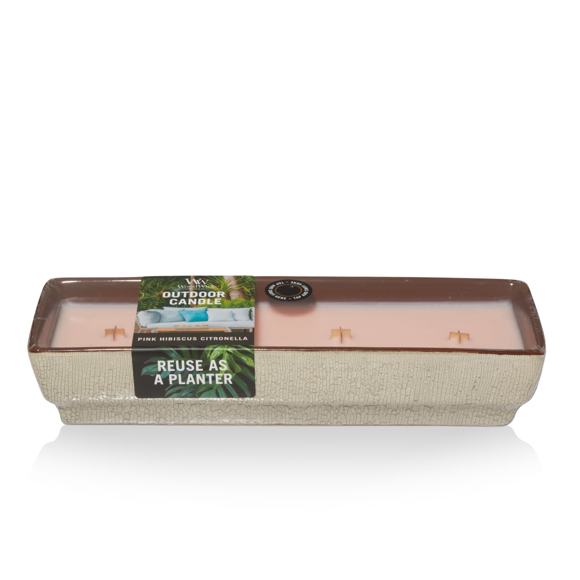 WoodWick® Pink Hibiscus Citronella Outdoor Candle - Walmart.com