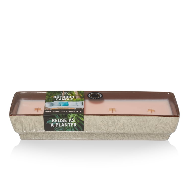 WoodWick® Pink Hibiscus Citronella Outdoor Candle - Walmart.com
