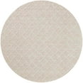 thumbnail image 1 of Ahgly Company Indoor Round Mid-Century Modern Desert Sand Beige Oriental Area Rugs, 6' Round, 1 of 6
