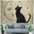 thumbnail image 4 of Orinice Cute Cat Tapestry Wall Hanging Unique Style Graphic Tapestries Home Wall Decor Art for Living Room Bedroom Apartment Farmhouse Dorm 40x30inch, 4 of 6