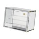 thumbnail image 4 of Vitrina de acrílico para objetos de colección, caja de almacenamiento de coches fundidos a presión con puerta Blanco grande, 4 of 9