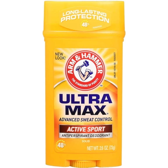 Arm & Hammer Ultramax Anti-Perspirant Deodorant Active Sport 2.60 Oz ( Pack Of 2)