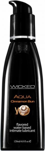 Aqua Cinnamon Bun H2O-Based Lube - 4 Oz
