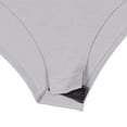 thumbnail image 5 of ACTIVE UNIFORMS Long Sleeve Turtle Neck Body Suit-Breathable Cotton Stretch Leotard (Gray, Small), 5 of 6