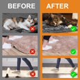 thumbnail image 4 of Non Slip Rug Tape 8 Pcs, Torubia Reusable Washable Double Sided Rug Tapes for Area Rugs on Hardwood, Tile and Linoleum Floor, Rug Anti Slip Grippers Keeps Your Rug in Place and Makes Corners Flat, 4 of 7