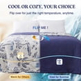 thumbnail image 5 of ZonLi Cooling Blanket Lightweight Breathable Cool Touch 90×108 King, Coastal Blue, 5 of 6