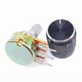 thumbnail image 3 of FABLE- Us Stock 10Units 100K B100K Ohm Linear Taper Rotary Potentiometer Pot Black Knob, 3 of 4