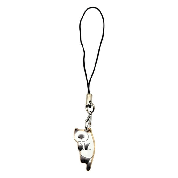 HUANLEDASH Kitten Keychain Pendant Cat-themed Lanyard for Phone Case Bag Keyring Cartoon Cat Charm Decorative Accessory Girlfriend Mother Sister Gift