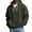 01Army Green, variant on Mens Hoodies Pullover Quarter Zip Long Sleeve Drawstring Waffle Knit Hooded Sweatshirt with Pocket Army Green M