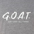 thumbnail image 6 of Wild Bobby Goat God Over All Things Inspirational/Christian Women Tri-Blend Racerback Tank Top, Premium Heather, Large, 6 of 6