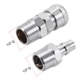 thumbnail image 4 of Juego de adaptador de lavadora a presión Uxcell Quick Coupler G1/2 Conector de manguera de aire 1Set, 4 of 5