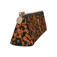 thumbnail image 2 of Xecao Daisies Print Leather Pencil Case -Stationery Bag Pen Holder for Work & Office, 2 of 5