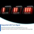 thumbnail image 5 of Spec-D Tuning Black Sequential LED Tail Lights Compatible with 1999-2004 Ford Mustang, Left + Right Pair Assembly, 5 of 7