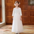 thumbnail image 6 of Huanglei Elegant Kids Long Sleeve Sequin Dress For With Overlay And For Girls Princess Dresses for Girls, 6 of 6