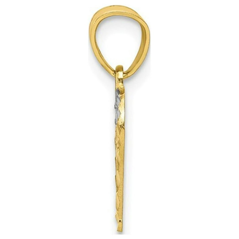 10K Yellow Gold スモールハートチャーム ネックレス 10K Yellow Gold