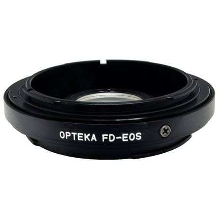 Opteka Canon FD (Manual Focus) Lens to Canon EOS EF (Auto Focus) Body Mount Adapter with Optical