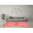 thumbnail image 3 of Ahgly Company Machine Washable Indoor Rectangle Abstract Red Modern Area Rugs, 2' x 3', 3 of 4