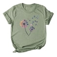 thumbnail image 3 of Puntoco Camiseta de moda para mujer Blusa con estampado de letras de manga corta y cuello redondo para mujer Puntoco Puntoco-3751, 3 of 9