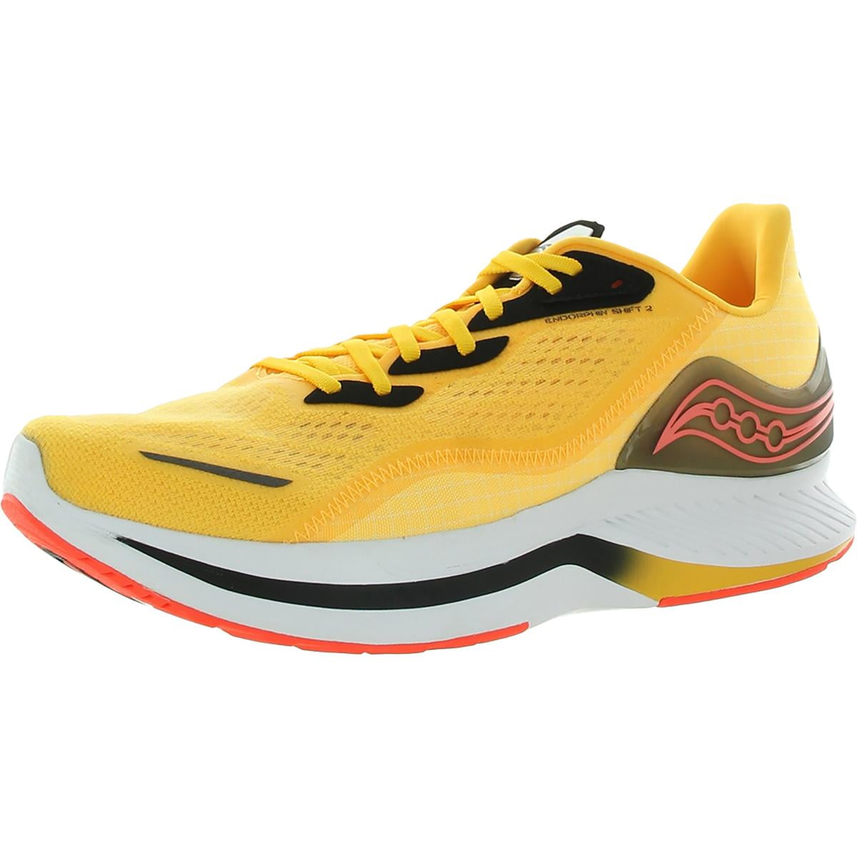 Saucony Endorphin Shift 2 Men Running Shoes Yellow Black‎ PWRRUN Size 12.5 Men main image 4