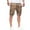 07#Khaki, variant on Mens Casual Cotton Shorts Drawstring Elastic Waist Summer Golf Pants Stretch Twill Beach Chino Shorts Black M
