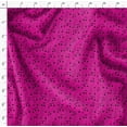 thumbnail image 4 of Soimoi Tissu Voile de Coton Rose Notes Instrument de Musique Décor Tissu Imprimé au Mètre 56 Pouces de Large, 4 of 5