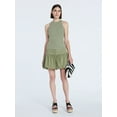 thumbnail image 3 of Free Assembly Women's Bubble Hem Mini Skirt, Sizes XS- XXL, 3 of 6