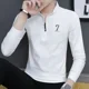 thumbnail image 4 of Camisetas tipo polo para hombre, camisetas de cuello de calidad, ropa gráfica para hombre con cuello, cuello negro, normal, Y2k, moda Harajuku, poliéster, 4 of 5