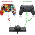 thumbnail image 3 of Controller Charger Dock for Switch, 6-in-1 Charging Station for Switch Joy-Con Controllers and Pro Controller Black (Not for PowerA Pro Controller), 3 of 6