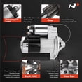 thumbnail image 5 of A-Premium Starter Motor Compatible with Jeep Grand Cherokee 2003 2004, TJ 2003-2006, Wrangler 2003-2006, 2.4L 4.0L, 12V 1.2KW 10 Teeth Clockwise, Replace# 56041012AE, M0T91082, 5 of 8